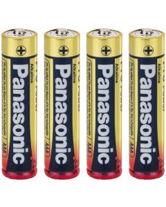Batterie R03&#44; alcalines - PANASONIC