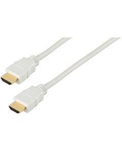 Cordon HDMI High Speed&#44; 1&#44;5 m&#44; blanc
