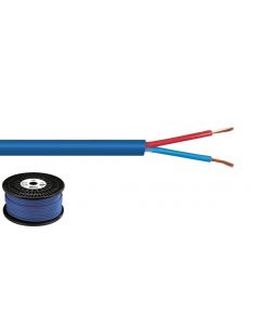 Câble haut-parleur&#44; 2 x 1&#44;5 mm2&#44; 100 m&#44; Top qualité&#44; bleu