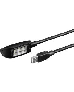 Lampe col de cygne à LEDs&#44; USB&#44; 30 cm