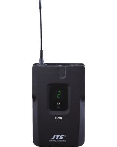Emetteur sans fil UHF de poche&#44; PLL&#44; 16 canaux&#44; 518-542 MHz&#44; avec micro cravate - JTS