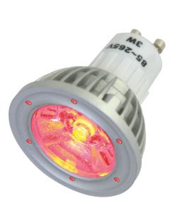 Ampoule LED 3 W rouge GU10