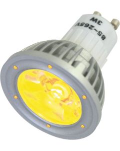 Ampoule LED 3 W jaune GU10