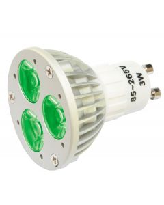 Ampoule LED 3 x 1 W vert GU10