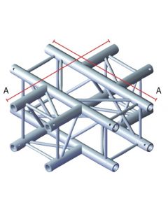 Angle 4 départs 90° pour structure carrée