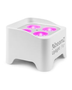 PAR à LED sur batterie&#44; 4 x 4 W 4-en-1 RGB-UV&#44; blanc - BBP90W