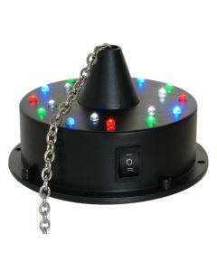 Moteur boules à facettes&#44; sur batterie&#44; avec 18 LEDs de couleur - MBW18LED