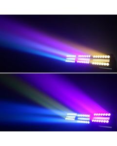 Stroboscope LED motorisé&#44; IP65&#44; 960W blanc froid + 560W RGBW&#44; pixel control&#44; NUKE1