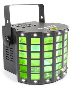 Jeu de lumière Derby LED avec Laser RG et stroboscope - Radical II