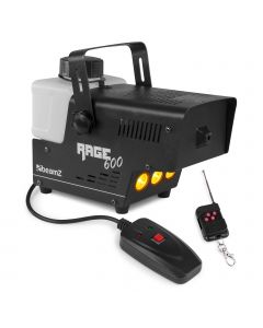 Machine à fumée 600 W&#44; effet LED ambre avec contrôleur sans fil - Rage600LED