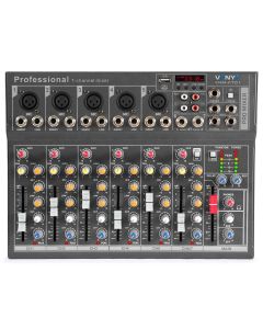 Table de mixage 7 canaux&#44; USB/MP3 - VMM-F701