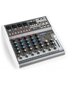 Table de mixage 6 canaux&#44; USB/MP3 avec multi-effets - VMM-K602