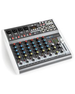 Table de mixage 8 canaux&#44; USB/MP3 avec multi-effets - VMM-K802
