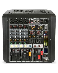 Table de mixage amplifiée 2 x 200 W&#44; 4 canaux&#44; multi-effets&#44; BT - PDM-M404A