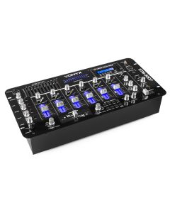 Table de mixage 6 canaux&#44; SD/USB/MP3/BT&#44; vu-mètre à LED&#44; 19&quot; - STM-3007