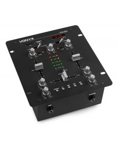 Table de mixage amplifiée 2 x 50 W&#44; 2 canaux&#44; USB/MP3/BT - VDJ25
