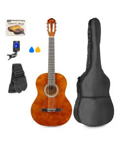 Pack guitare classique SoloArt&#44; naturel foncé