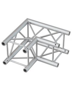 Structure aluminium carrée&#44; angle 2 départs 90º - P30-C21