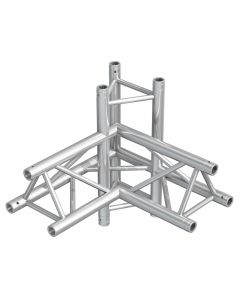 Structure aluminium triangulée&#44; jonction 4 départs à 90º 0&#44;743 m - P33-C44