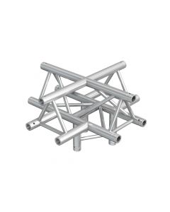 Structure aluminium triangulée&#44; jonction 5 départs en T - P33-T52