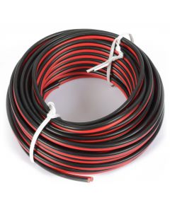 Câble universel&#44; 2 x 0&#44;75 mm2&#44; rouge / noir&#44; 10 m - RX30