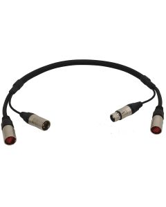 Câble combiné audio + contrôle, XLR3 + ETHERCON, 0.7m