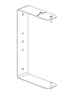 Lyre d'accroche murale pour ED60, blanche