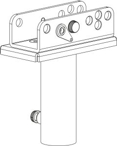 Adaptateur de fixation pour AX16CL et AX8CL sur pied d'enceinte 35mm