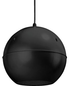 Haut-parleur Public adress, boule, noir, 100 V, 8 Ω, 10 W, IP44