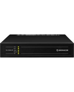 Amplificateur Public Adress classe D, 4 x 125W (4/8Ω) ou 2 x 250W (100V), DSP, avec module DANTE