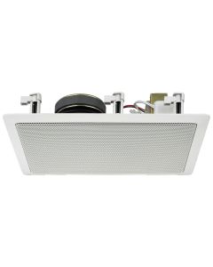 Haut-parleur Public adress, encastré, 100 V, 30 W, Hi-Fi, blanc