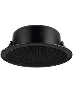 Haut-parleur Public adress, encastré, 100 V, 10 W, noir