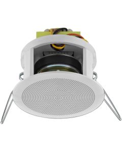Haut-parleur Public adress, encastré, 100 V, 6 W