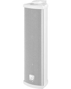 Colonne sonore Public adress, 100 V, 10 W, IP66, 2 voies, blanche