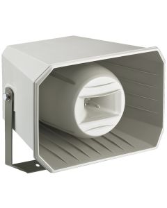 Haut-parleur Public adress, chambre de compression, 100 V, 8 Ω, 50 W, IP66, (pavillon musique)