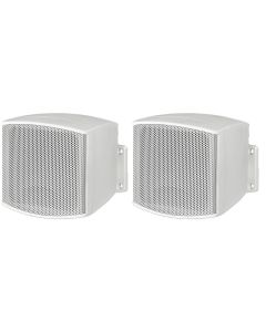 Enceinte Public adress, 100 V, 8 Ω, 6 W, miniatures, (paire), blanches