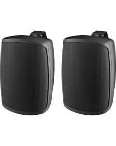 Enceinte Public adress, 100 V / 8 Ω, 60 W, intérieur et extérieur, IP65, (paire), noires