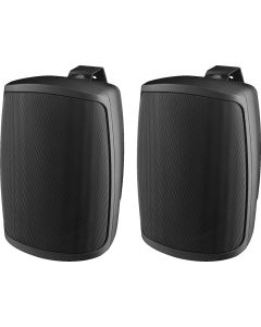 Enceinte Public adress, 100 V / 8 Ω, 80 W, intérieur et extérieur, IP65, (paire), noires