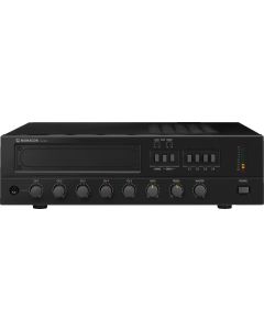 Amplificateur Public adress, 120 W, 100 V, 4-8 Ω, mixeur, 4 zones