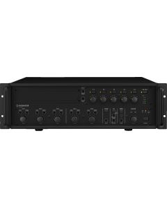 Amplificateur Public adress, 240 W, 100 V, 4 Ω, 5 zones, alim 230 V~ / 24 V=