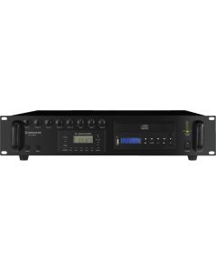Amplificateur Public adress, 120 W, 100 V, 4-8-16 Ω, CD/MP3/radio
