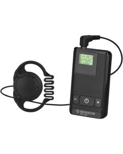 Tour guide, Récepteur sans fil UHF, 16 canaux, miniature, 863-865 MHz