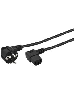 Cordon secteur 1,8 m, coudé