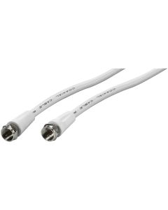 Cordon antenne fiches F, 75 Ω, 1,5 m