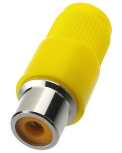 Fiche RCA femelle, jaune
