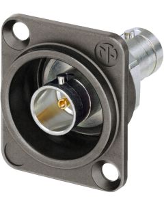 Fiche châssis BNC UHD, femelle, 75 Ω, isolée - NEUTRIK