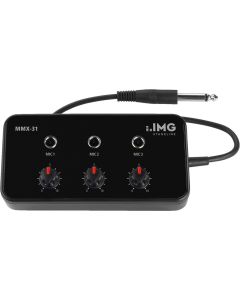 Table de mixage 3 canaux, pour micro