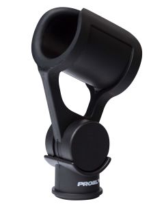 Pince micro en ABS, Ø 32 - 39 mm, double filetage 3/8" et 5/8", noire