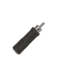 Adaptateur jack mono Ø 6,3 femelle vers RCA mâle, ABS