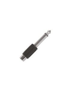 Adaptateur RCA femelle vers jack mono mâle Ø 6,3 mm